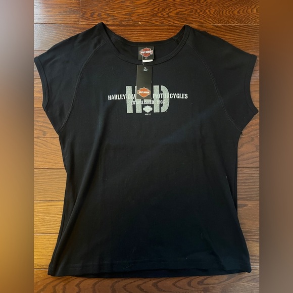 NWT Harley Davidson Women’s Black T Shirt Las Vegas Size 2X